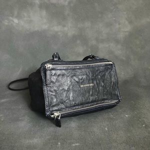 Givenchy Mini Pandora Wrinkled Leather Crossbody
